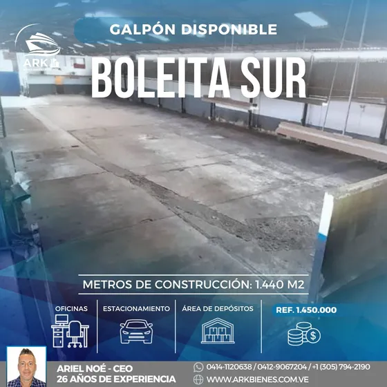 (#1123) Galpón De 1.440m2 Boleíta Sur - Caracas