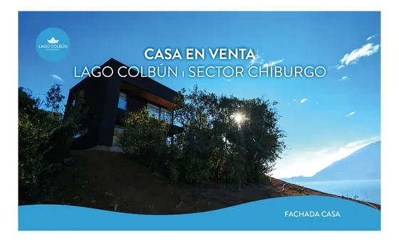 Casa A Orilla Del Lago Colbún Con Increíble Vista