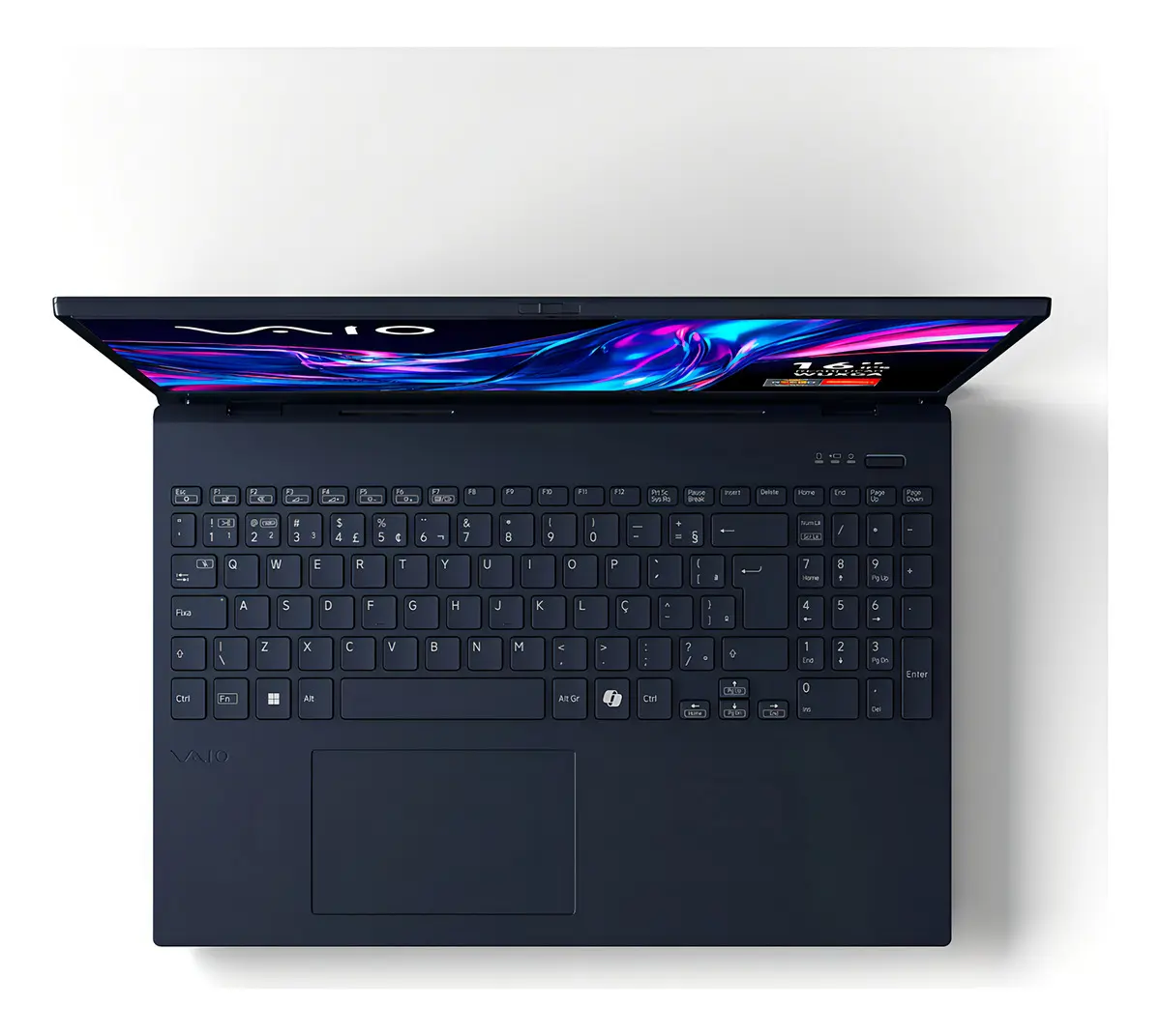 Notebook Vaio Fe16 Amd Ryzen 5-5625u Linux 12gb 512gb Ssd Tela 16  Ips Wuxga Antirreflexo Cinza Grafite Vjfe69f11x-b1211h Memória Expansível Até 64gb