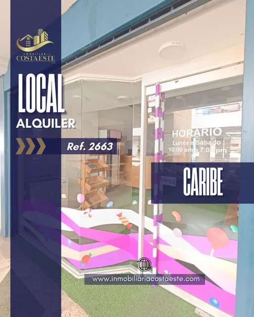 Local En Alquiler Ubicado En Caribe Ref 2663