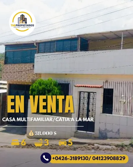 Casa Multifamiliar En Venta 