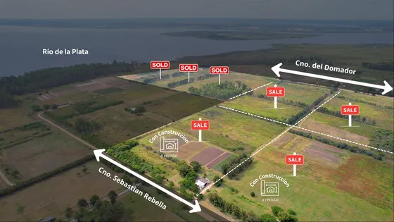 Venta De Chacra En Punta Espinillo Sobre El Río De La Plata