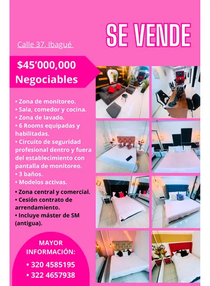 Se Vende Estudio Webcam En Ibagué