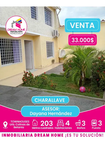 Townhouses En Venta  Urb. Colinas De Betania  Charallave