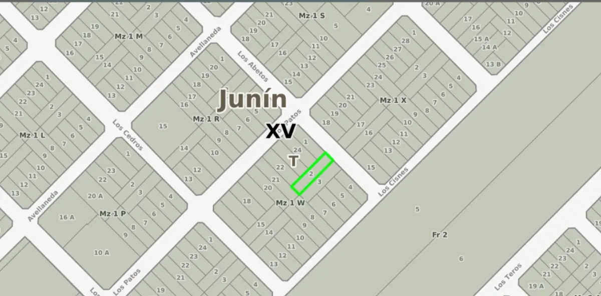 Opportunity!! Property for Sale in Junín, Buenos Aires Province – Excellent 10x43 m (430 m²) Lot with Natural Gas, Sewer, and Water – Quinta Zone, Ideal for Residence or Investment; Excellent Location Near the Road to La Laguna.