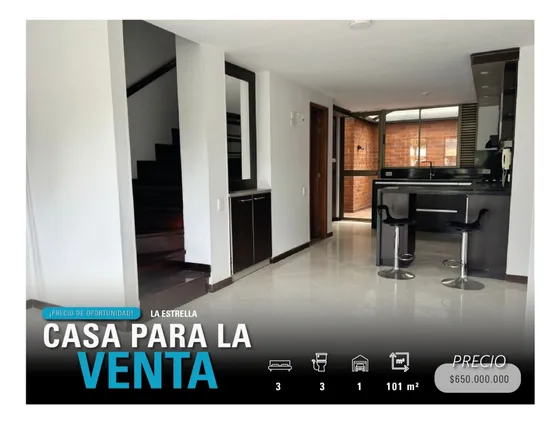 Casa En Venta En La Estrella