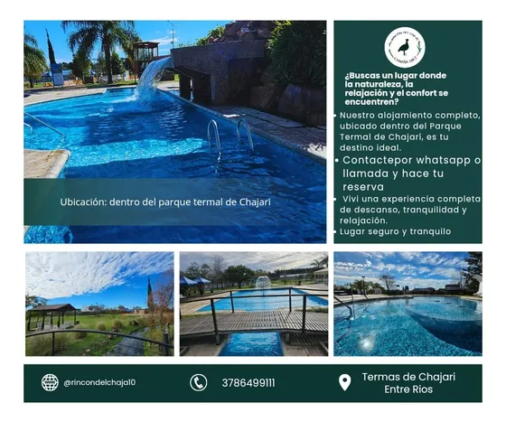 Cabaña Dentro Del Parque Termal Chajari