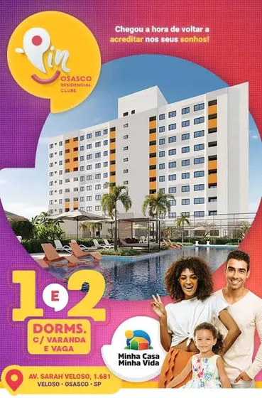 Oportunidade Pin Osasco 2 Dorm 130 Mil + Financiamento 