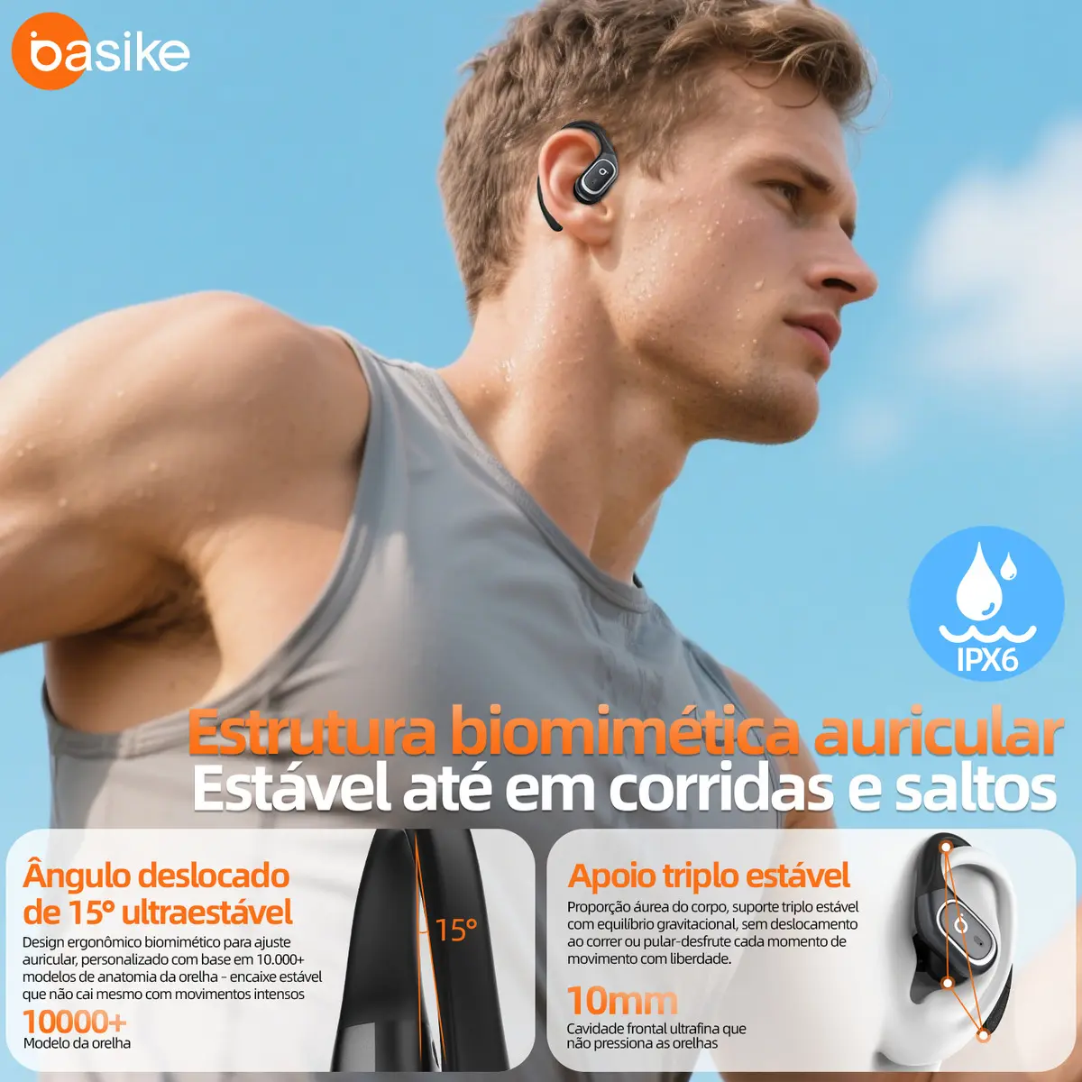 Uso Prático do Fone Basike em Atividades Esportivas