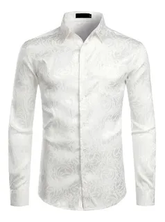 Camisas brillosas para hombre hotsell