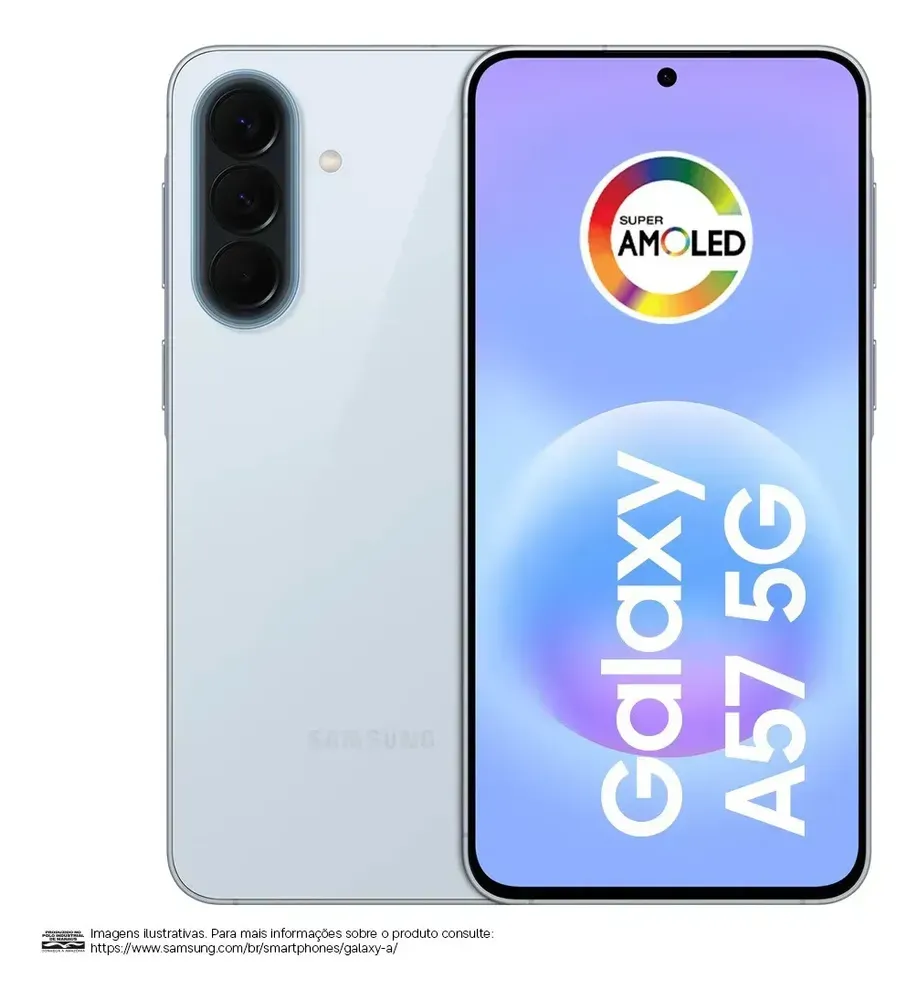 Celular Samsung Galaxy A57 5G 256GB, 8GB RAM, Recursos AI