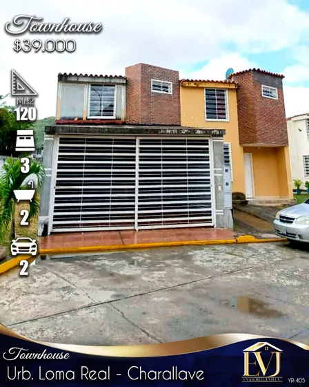 Urb Loma Real - Charallave Tonwhouse En Venta.