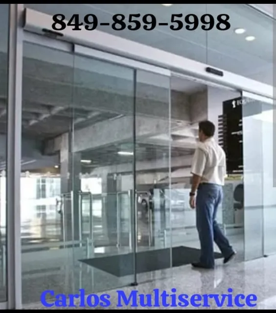 Puertas  Automáticas. De Cristal., Flotantes. 849-859-5998. 
