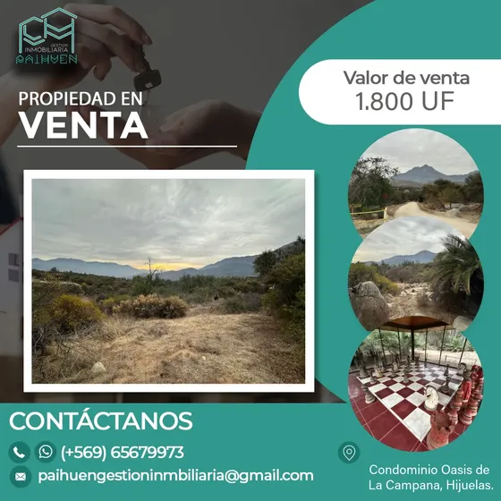 Hermoso Terreno En Exclusivo Condominio Oasis De La Campana