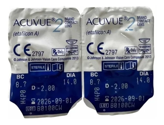 Acuvue 2 mercadolibre hotsell