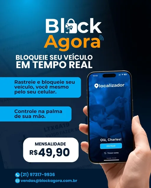 Rastreador Veicular + Bloqueio Em Tempo Real 