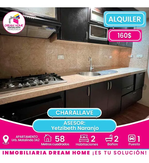 Apartamento En Alquiler Urb. Matalinda 3a2  Charallave 