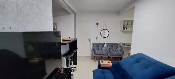 Apto Com 2 Quartos, Cozinha E Escritório Mobiliado