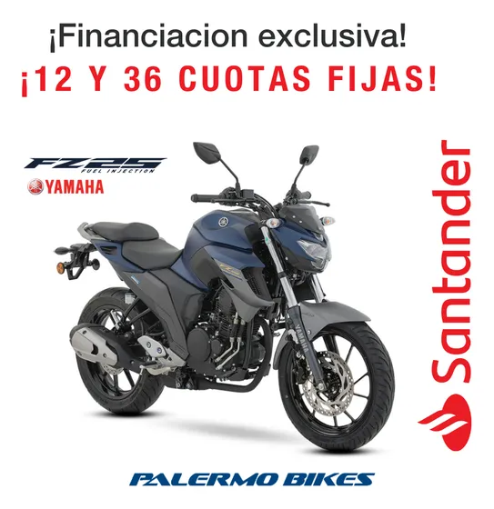 Yamaha Fz 25 Abs 0km Concesionario Exclusivo - Palermo Bikes