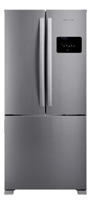 Geladeira Brastemp Frost Free French Door Inox - Bro85mk Cinza