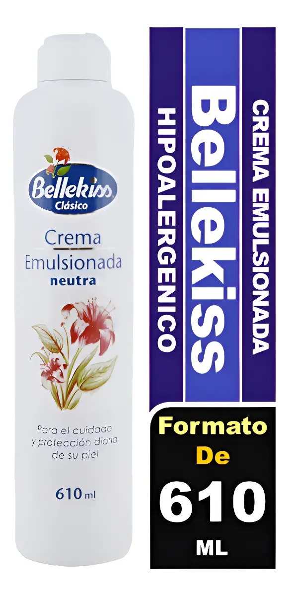 BELLEKISS CREMA EMULSIONADO NEUTRO 610 ML