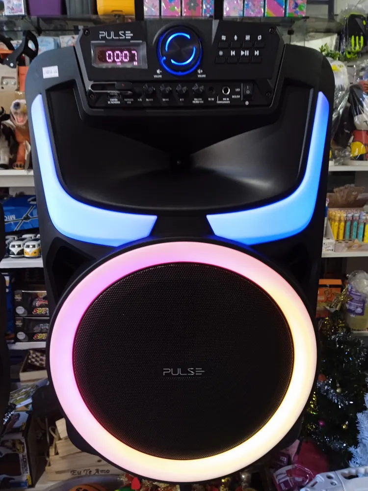 Caixa de Som Burst 15 Pol. 850W RMS Bluetooth Pulse - SP404