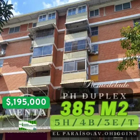 Espectacular Pent House Av. Ohiggins De El Paraiso. 385 M2. Consta De 2 Pisos. 5 Habitaciones, 5 Baños, Cuarto De Servicio, Estudio, Oficina, Star, Sala, Comedor, Cocina, Terraza, Parrillero $,195,000