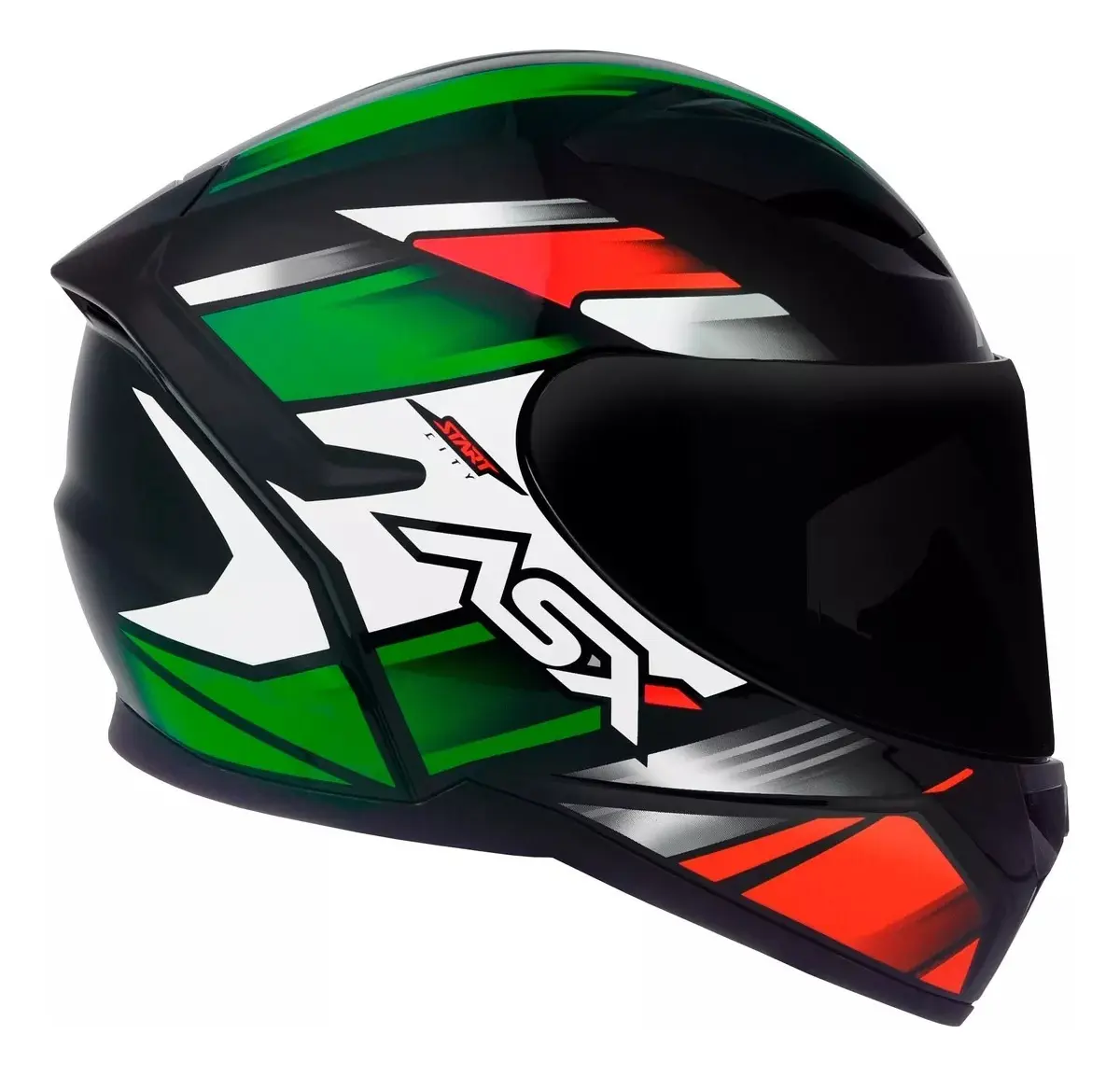 Capacete Para Moto Asx City Diversas Cores + Viseira Fumê — foto 6