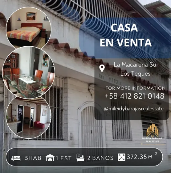 Casa En Venta Los Teques Ms