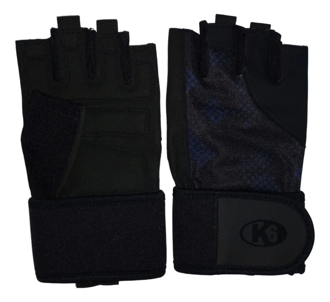 Guantes Para Levantamiento De Peso K6 Oblivion+ (Azul, M) K6 Papeleta x 1 par ĦMaximiza tus entrenamientos de levantamiento de peso con los Guantes K6 Oblivion+! Estos guantes están diseñados para brindarte el máximo confort y protección mientras levantas pesas, evitando cualqu