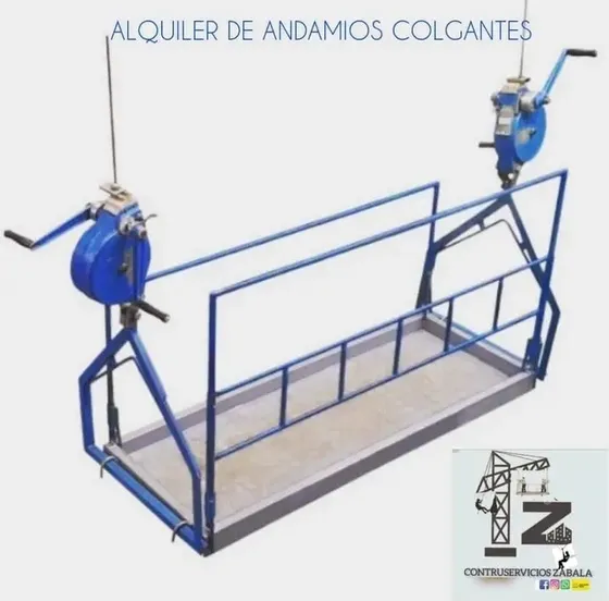 Guindolas - Alquiler - Andamios Colgantes Rapel 