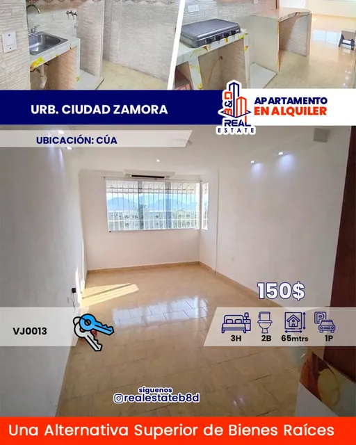Apartamento En Alquiler Ciudad Zamora /cúa