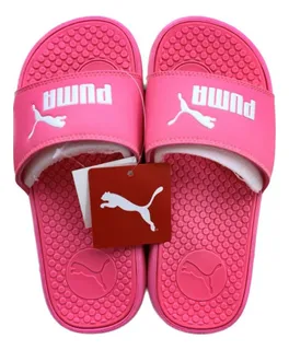 Chanclas puma rosa palo hot sale