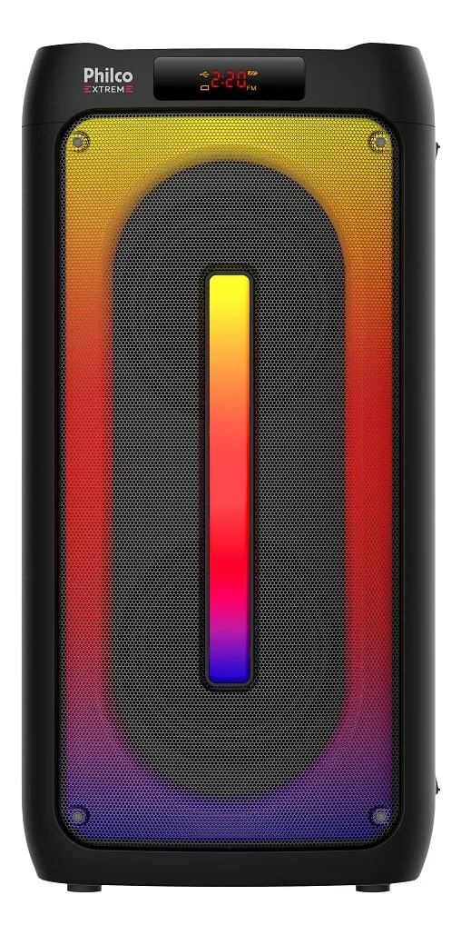 Caixa Acústica Philco Bluetooth Preta Pcx4500 Bivolt