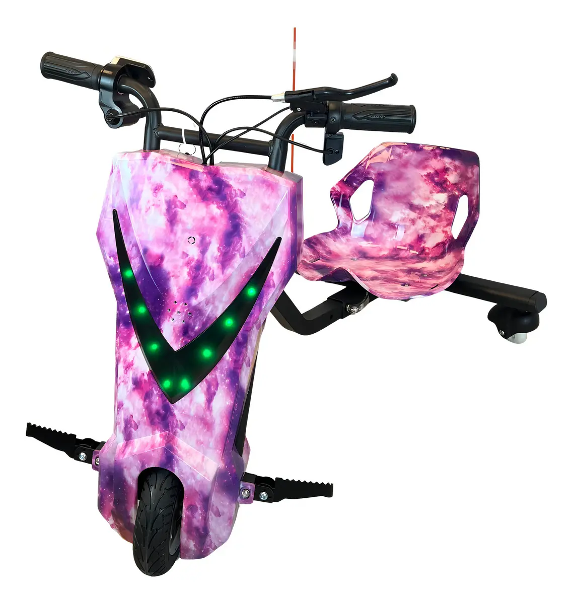 Triciclo Eletrico Drift 250w Infantil Bluetooth Rosa Menina