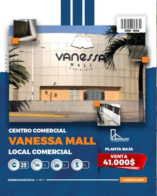 Local En El Centro Comercial Vanessa Mall Local Pb. Charallave