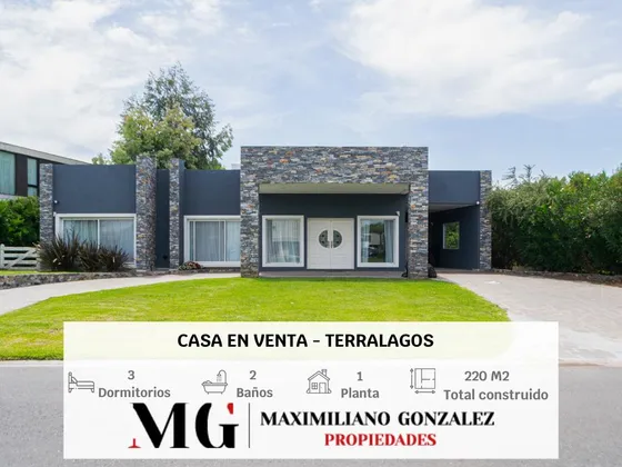 Casa En Venta, 4 Ambientes  - Terralagos, Canning