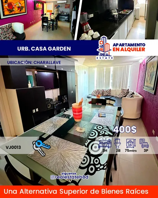 Apartamento En Alquiler Urb. Casa Garden / Charallave