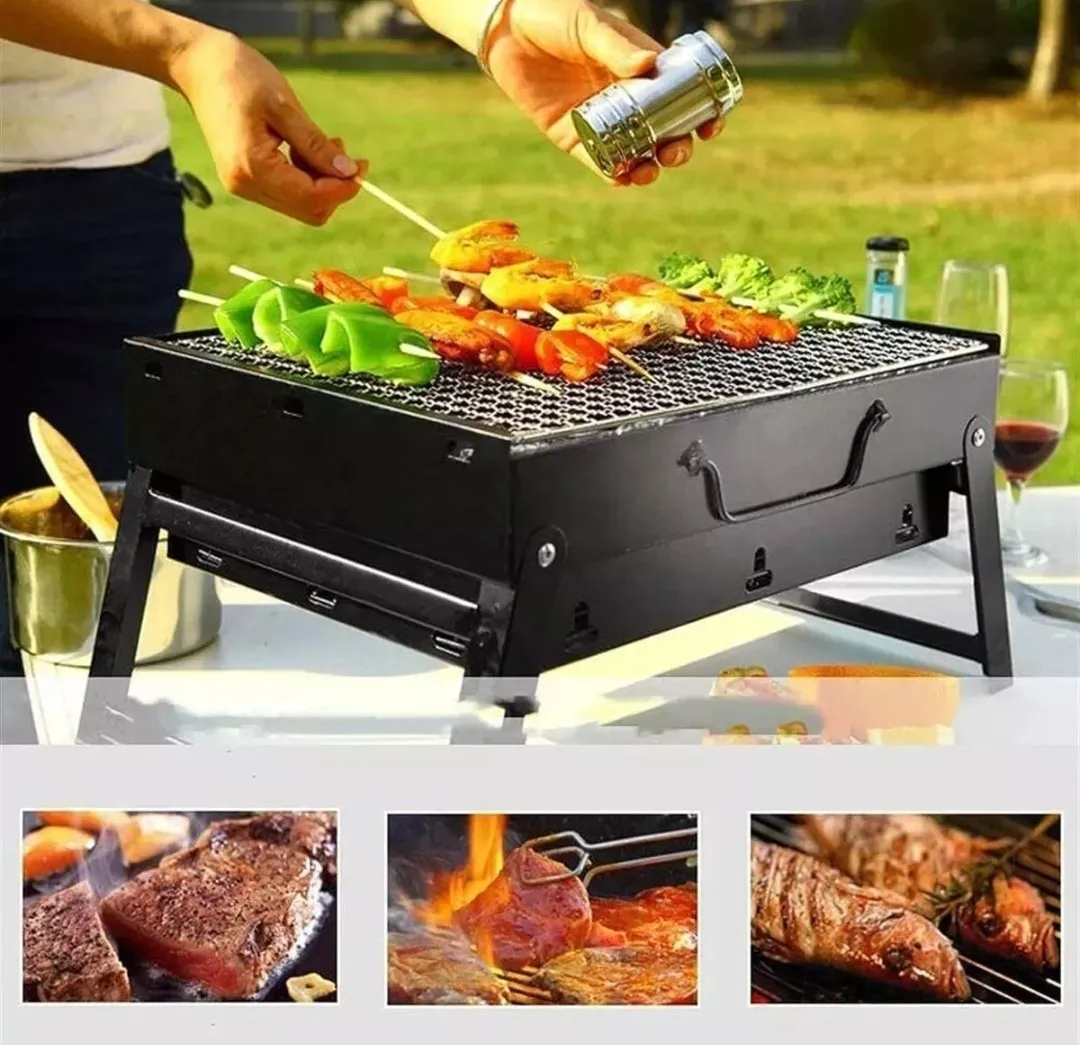 Parrilla Para Asado Portátil A Carbón Fiestas Patrias