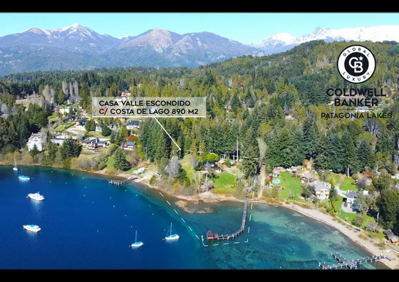 Alquiler Lujosa Casa Orillas Del Lago Nahuel Huapi - Bariloche Patagonia Argentina