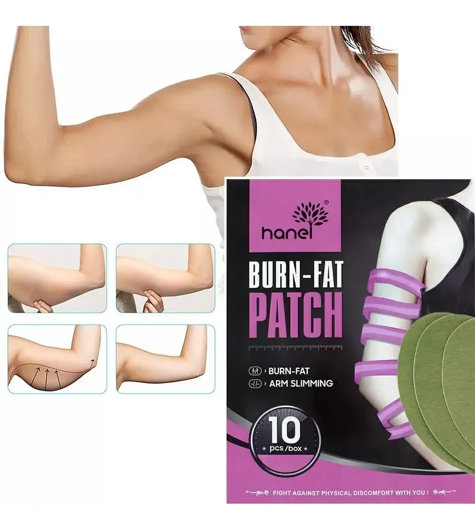 30 Parches Activos Adelgaza Brazos Y Quema Grasa