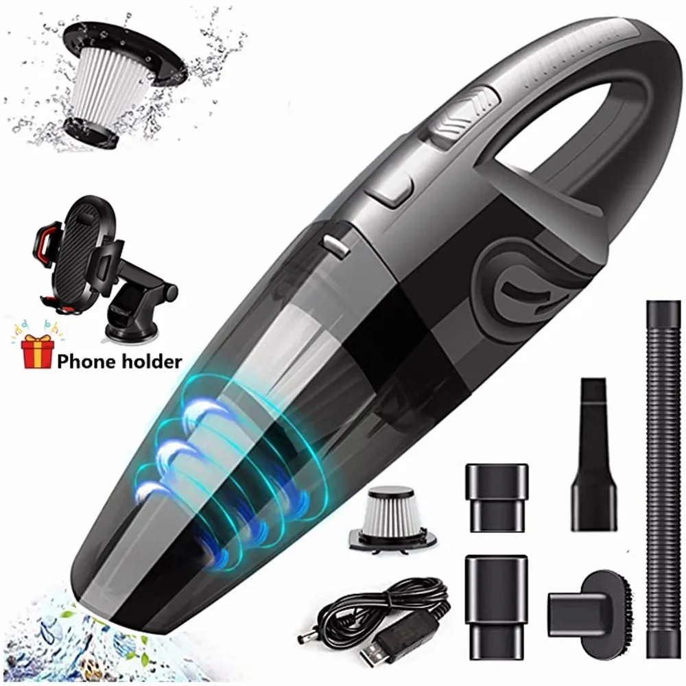 Aspiradora De Mano Portatil Para Automovil Y Hogar