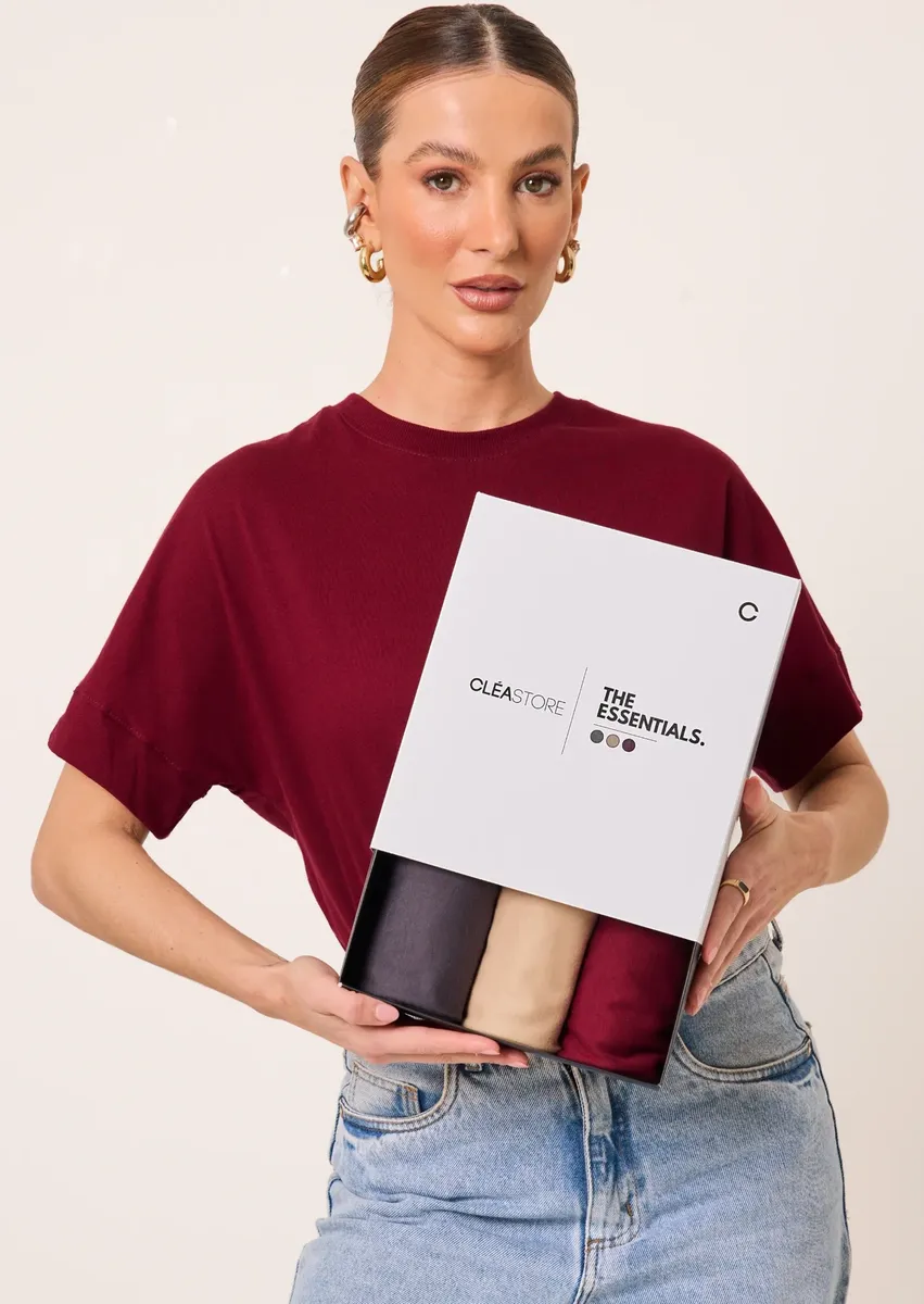 Kit De 3 T-shirts Oversized Intense Cléa Store