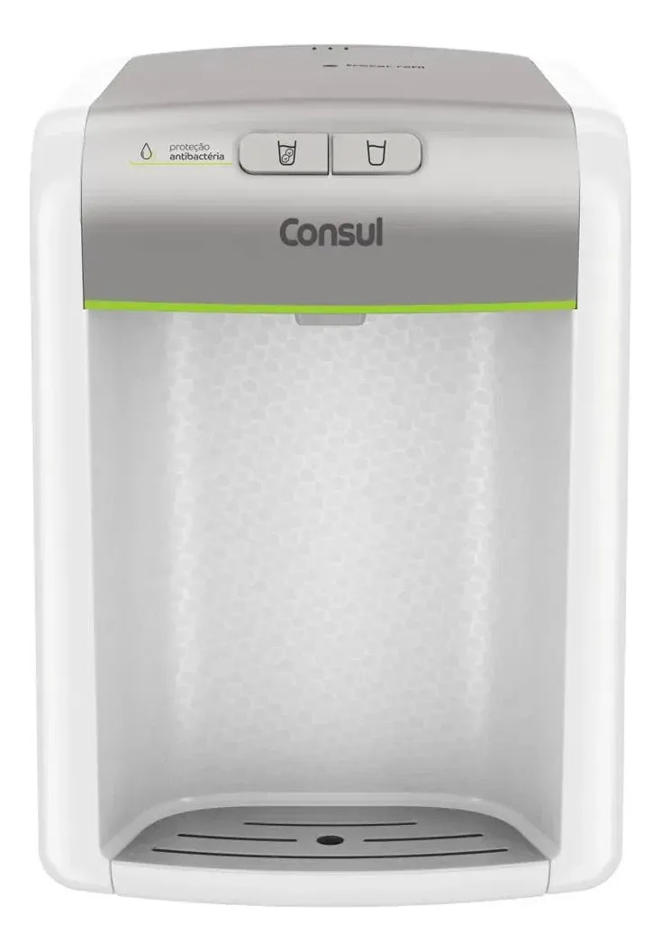 Purificador de água Consul Branco refrigerado com proteção antibactérias CPB34ASVNA