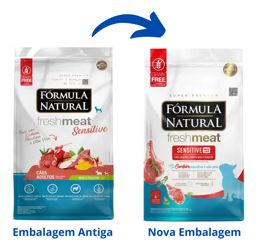 Fórmula Natural Fresh Meat Sensitive Adulto 2,5 Kg
