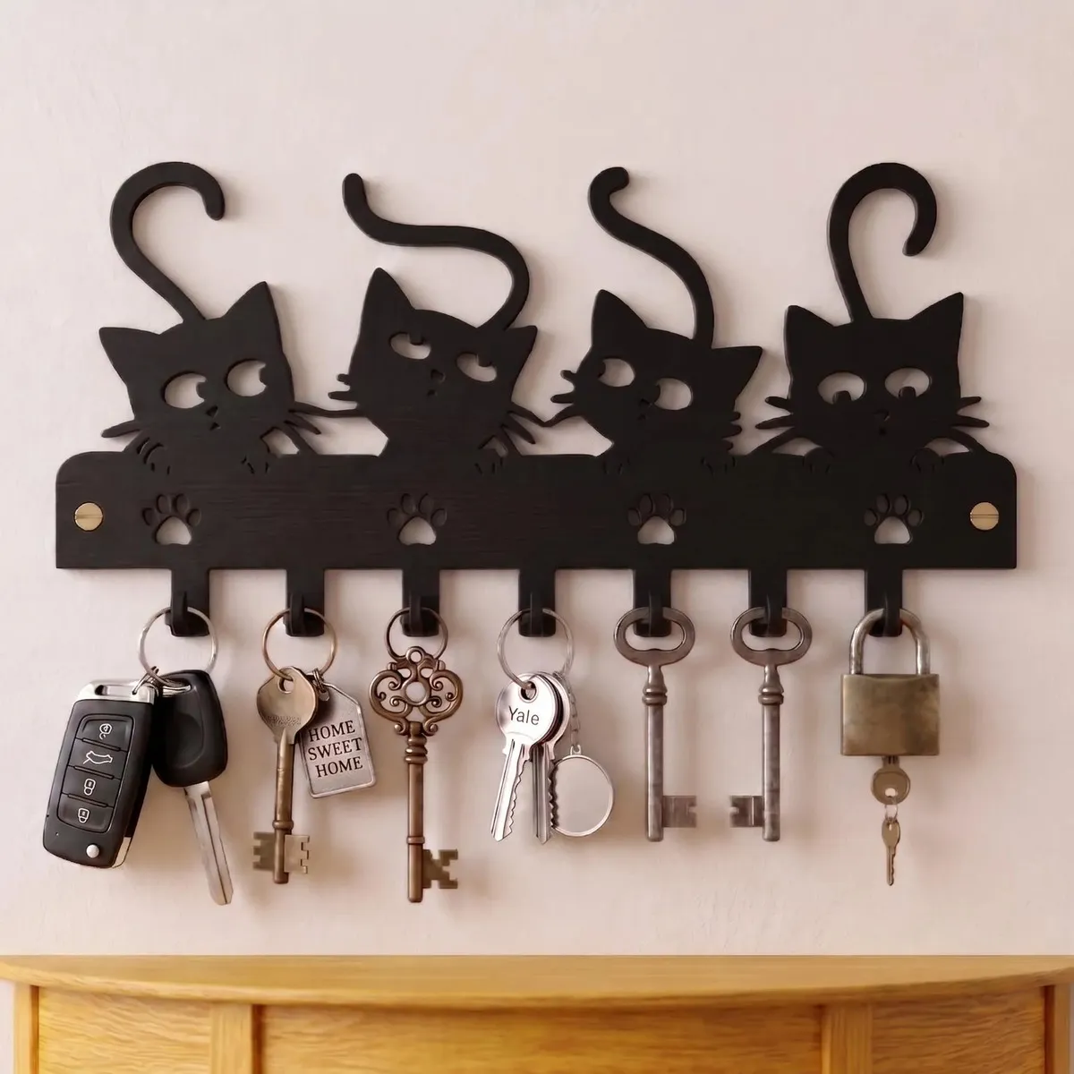 Porta-chaves decorativo Gatinhos