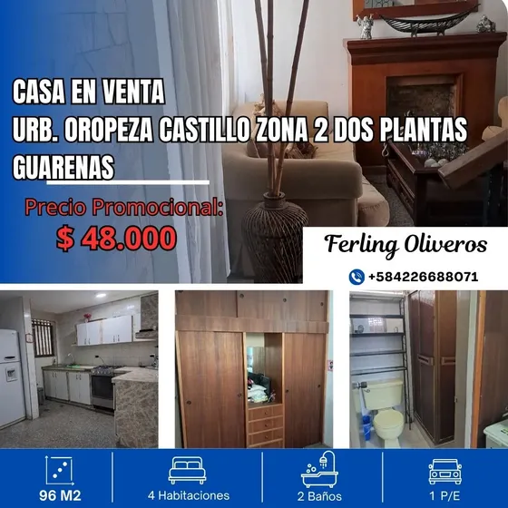 Casa Venta Guarenas