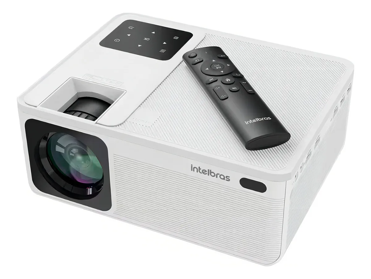 Projetor Full HD 5200 Lúmens PFL5211 Intelbras Branco