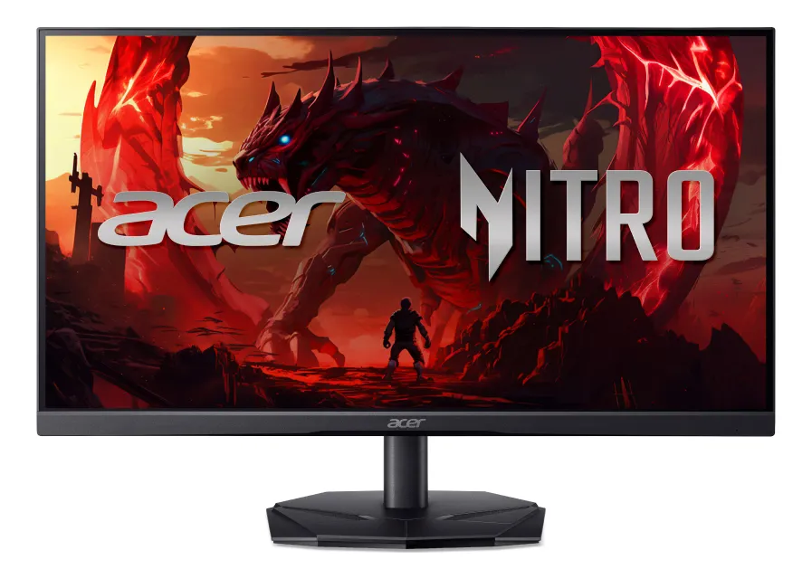 Monitor Acer Nitro KG241Y P3BIP 23.8” Full HD LED VA 180 Hz 0.5ms HDMI AMD FreeSync Premium Preto