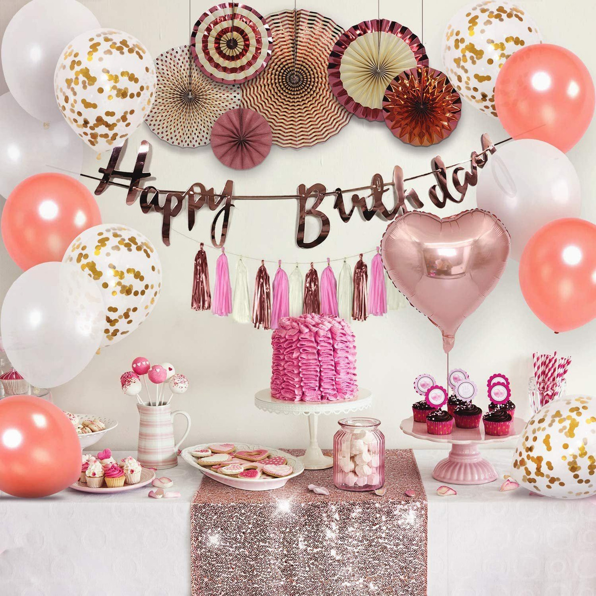 Kit De Decoracion De Cumpleaños Para Mujer Mercadolibre